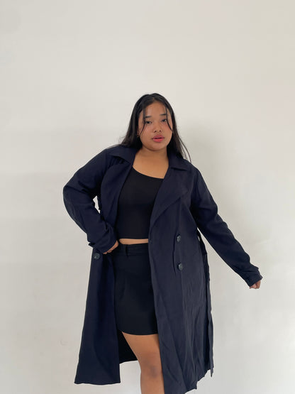 Blue Trench coat