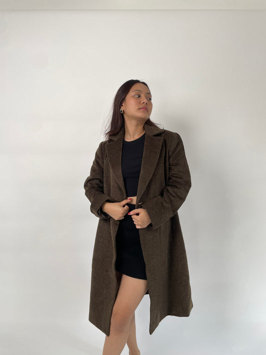 Brown coat