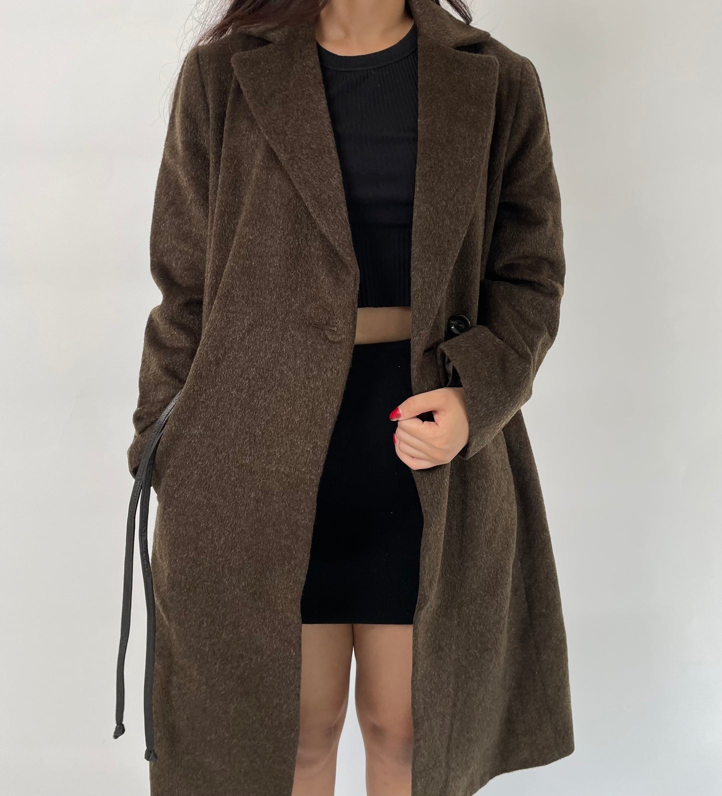 Brown coat