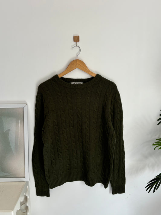 Olive green sweater