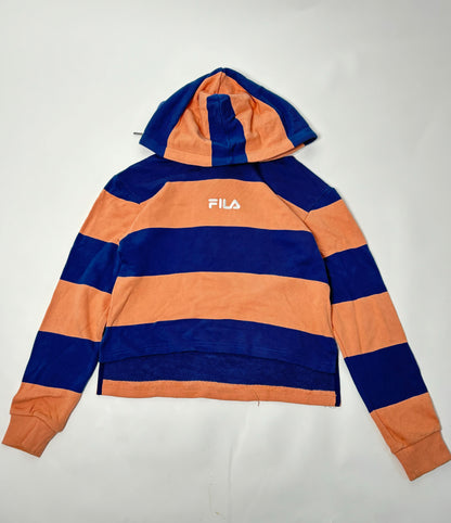 Authentic cropped fila hoodie