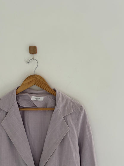 Linen lilac blazer