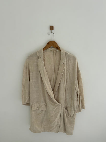 Beige Linen blazer