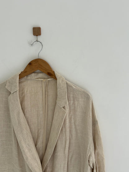 Beige Linen blazer