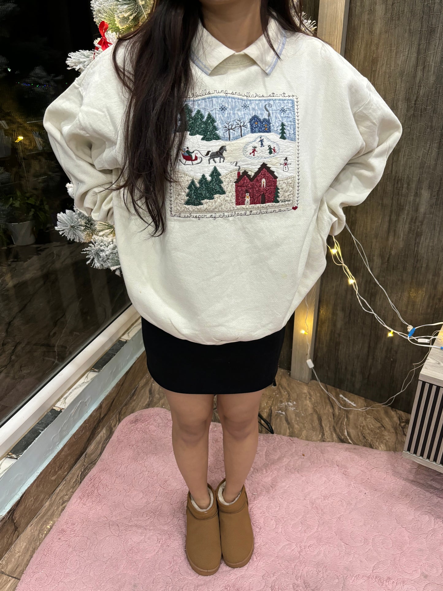 Snowy sweatshirt